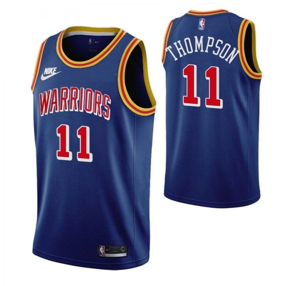 Men's Golden State Warriors Klay Thompson #11 Blue 2021/22 75th Anniversary Jersey - Classic Edition-Pro Kit Vault | Brand New 26/27 Sports Jerseys